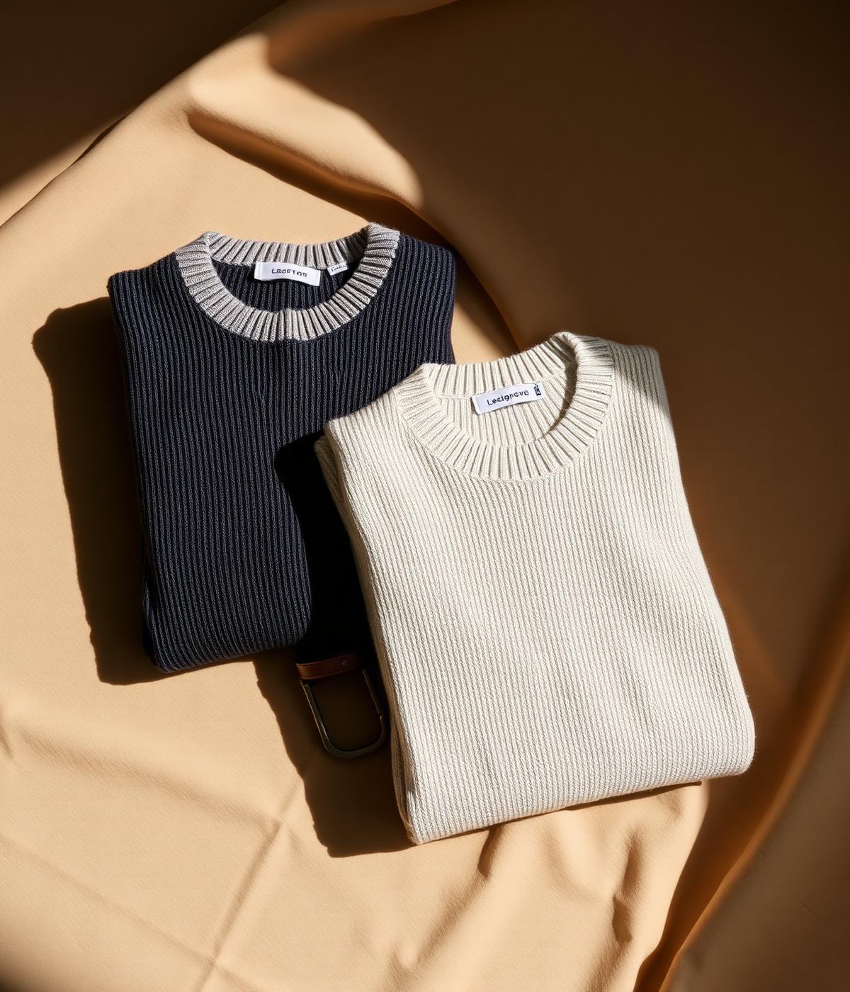 Curated essentials in soft folds